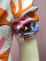 Vestido Largo de Estampado Elástico para Mujer Primavera 2025 Ajuste Delgado, Talla Grande, Swing de Cuatro Lados - details 13
