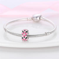 Perla de Cerezo Rosa Mágica en Plata 925 Original para DIY Pulsera de 3mm Joyería de Ladies Regalo de Cumpleaños con Piedra Principal Natural - details 21