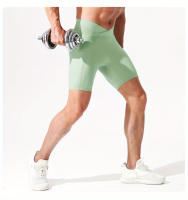 Pantalones deportivos elásticos transpirables para hombres con bolsillo, pantalones de compresión de secado rápido para entrenamiento al aire libre, ciclismo y carrera - details 17