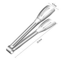 Pinzas De Alimentos Para Barbacoa De Acero Inoxidable 304 Herramientas De Cocina Para Exterior Accesorios De BBQ Para El Hogar Y Bar - details 11