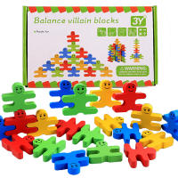 Bloques de construcción de Madera Arcoíris para niños, juego de entrenamiento de equilibrium, guardería, juguetes Educativos para niños, 16 piezas - details 0