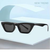 Gafas De Sol estilo ojo De gato Vintage para mujer, gafas De Sol negras con tonos Retro, gafas De Sol cuadradas con montura pequeña a la moda para mujer - details 0