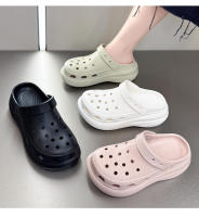 Zuecos de verano nuevos de 25 años para mujer, sandalias antideslizantes gruesas resistentes al desgaste informales para interiores y moda - details 20
