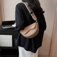 Bolso de hombro informal de cuero para mujer, bandolera con solapa, bolso de sillín, bolso Retro con 2 correas - details 7