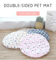 Cama redonda de doble cara para mascotas, cojín plegable lavable, manta suave y cálida para gatos, accesorios para perros - details 5