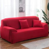 Fundas de Sofá Elásticas de Color Sólido Cubiertas de Muebles para Sala de Estar - details 15