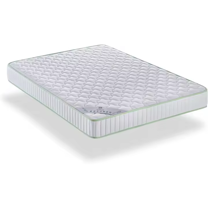 Colchón Eliocel adaptable, apto cama Nido, Antiácaros, Antideformaciones. Medida 90x190. Altura 14cm. - 1