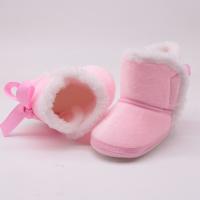 Botas De Nieve Para Bebés Invierno Calientes De Peluche Niños Niñas Antideslizantes Suela Suave Botines Recién Nacidos Unisex - details 6