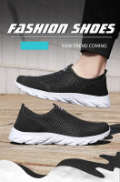 Zapatos informales de malla de aire para hombre, zapatillas ligeras transpirables sin cordones, mocasines cómodos, moda de verano - details 1