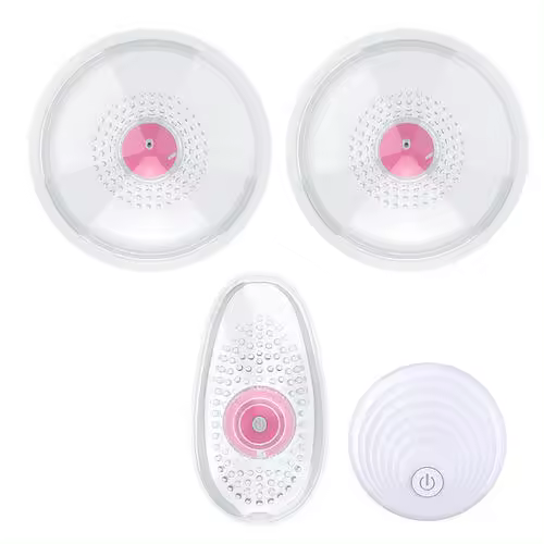 Control remoto Clitoris eléctrico conejo bomba mamaria ampliación pezón masaje vibrador juguetes sexuales femeninos para mujeres - 1