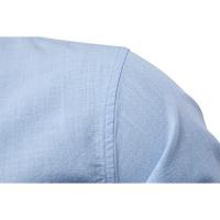 Camisas de Negocios para Hombres Primavera-Verano Moda Japonesa Casual de Algodón y Lino - details 20