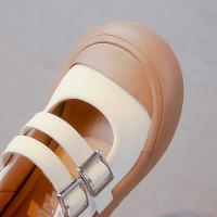 Zapatos de cuero para niñas, calzado informal antideslizante, versátil y transpirable, estilo coreano, novedad de otoño, 2024 - details 7