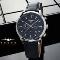 DUGARY Reloj Deportivo de Cuarzo Cronómetro de Moda de Acero Inoxidable Luminoso Estilo Piloto 40mm - details 6