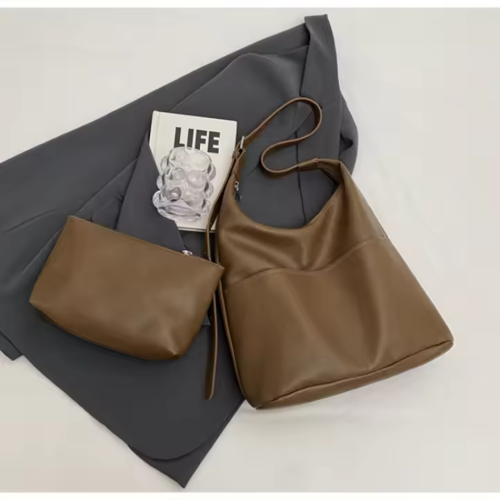 Bolsos Vintage Para Las Axilas Bolsos De Mano Versátiles Para Viajeros De Moda Bolsos De Hombro De Gran Capacidad - 1