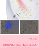 Secador de uñas de 45LED Lámpara LED para curar todo el esmalte de uñas de Gel con pantalla táctil LCD grande Sensor inteligente para salón de manicura de marca Clou Beaute - details 14