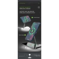 Cargador inalámbrico 3 en 1 para iPhone 14, 13, 12 Pro Max, estación de carga inalámbrica Qi para Apple Watch 7, 6, 5, Airpods Pro 2 - details 3