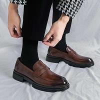 Productos Dropshipping 2025, vestido informal para hombre del Reino Unido, zapatos de boda de cuero estilo caminar, negocios - details 8