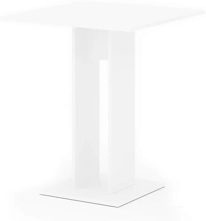 Mesa de Comedor Ewert, Antracita/Roble Dorado, 65 x 65 cm - 1