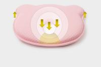 Almohada para ayudar a prevenir y tratar las deformidades de la inclinación de la cabeza, almohada de cuna para recién nacidos, cojín ergonómico para bebés, almohada osito con funda extraíble - details 3