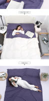 Sábanas antisuciedad portátiles para adultos, telas del color sólido del saco de dormir del hotel del viaje - details 5