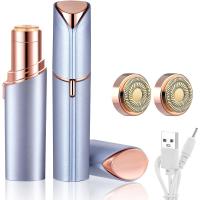 1 Pcs Facial Hair Removal for Women Painless Hair Remover, Waterproof Shaver Razor Hair Remover with LED Light - details 0