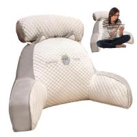 Almohada de lectura triangular de seda Ideal para embarazadas, respaldo grande, almohadas para sofá y cama - details 17