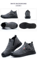 Zapatos de trabajo con punta de acero para hombres, botas protectoras antideslizantes, aislamiento de alta calidad, 6kV - details 21