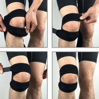 Rodillera ajustable de neopreno, soporte para correr, artritis, puente, tenis, baloncesto, alivio del dolor, 1 unidad - details 11