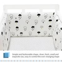 Protectores de cuna para bebés, barandillas de algodón para recién nacidos, colchonetas tejidas, cunas, protectores de cama de algodón anticaída - details 6
