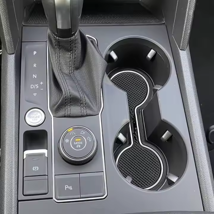 Alfombrillas de inserción Auovo para VW Accesorios 2023 2022-2018 Interior Personalizado para Consola de Coche Portavasos Bolsillo de Puerta Alfombrillas para Atlas. - 1