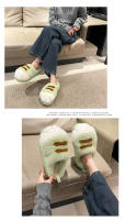 Zapatillas de casa con bolsillo grande, lindas, cálidas y resistentes al frío, de terciopelo de invierno para mujer. - details 4