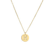 Collar de letras para mujer, cadena de acero inoxidable, pequeño nombre, parpadeante - details 2