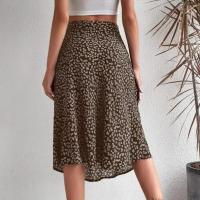 Falda de verano con estampado Floral para mujer, falda holgada de cintura alta, transpirable, elegante, ropa femenina - details 32