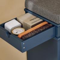 Organizador de Zapatos Estrecho con Asiento Almacenamiento de Calzado para Dormitorio Blanco - details 33