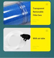 Filtro de esponja para acuario, filtro interno de purificación de agua, bomba de agua multifuncional para pecera, onda para hacer taburete, bomba de aire con ventosa - details 13