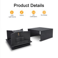 Apliques de pared LED, paquete de 2, 6W, lámpara de pared moderna para interiores y exteriores IP65, luces de montaje en pared arriba y abajo para sala de estar, pasillo y dormitorio - details 2