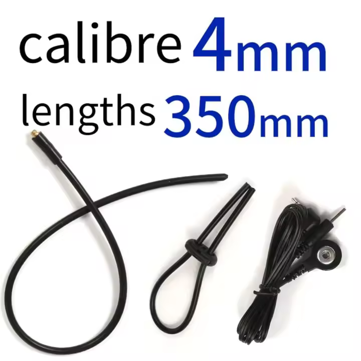 Leten Estimulador Eléctrico Plug de Silicona para Dilatación Uretal Juguete de Placer para Hombres para Retardar la Ejaculación - 1