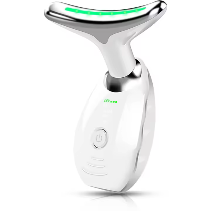 Masajeador Facial para el cuello, herramientas multifuncionales para el cuidado de la piel, 7 colores, Led - 1