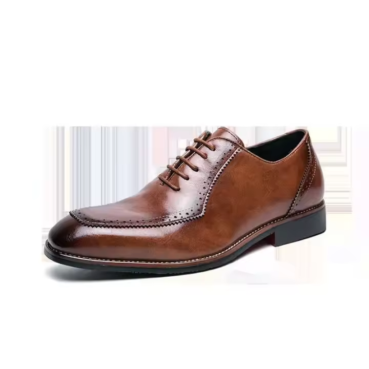 Genuine Chaussures Homme Cuir vestido de oficina zapatos de cuero profesionales para hombres 2024 - 1