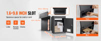 SucceBuy Through The Wall Drop Box, buzón de acero resistente con cerradura de combinación de 2,8-7,9" 13", 12,5x6,3x16,9" - details 1