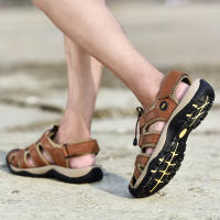 Nuevo Sandalias deportivas grandes de cuero para hombre, verano 2022 - details 20