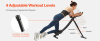 SucceBuy AB Máquina de entrenamiento, entrenador de núcleo y abdominales con capacidad de 440 libras, equipo de entrenamiento de fuerza ajustable plegable para gimnasio en casa - details 3