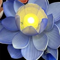 Linterna 3D del Festival del Medio Otoño, flor de loto, conejo, linterna de loto del Medio Otoño, papel hecho a mano, Kit de Material de linterna DIY para niños - details 15