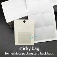 Bolsas Adhesivas para Hacer Joyas DIY 50pcs Empaquetado de Cadena Autoadhesiva - details 5