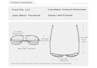 Gafas de Sol Polarizadas UV400 POLICER Anti-Reflejo para Motocicletismo, Ciclismo, Aventura al Aire Libre Para Hombres y Mujeres - details 4