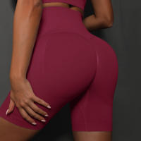 Hamidou-pantalones cortos de Yoga para mujer, mallas deportivas de cintura alta, sin costuras, para entrenamiento, ropa deportiva de verano - details 24