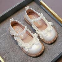 Zapatos de cuero para niñas, calzado de moda de estilo coreano, suela suave, antideslizante, planos elegantes y versátiles, novedad de otoño, 2024 - details 6