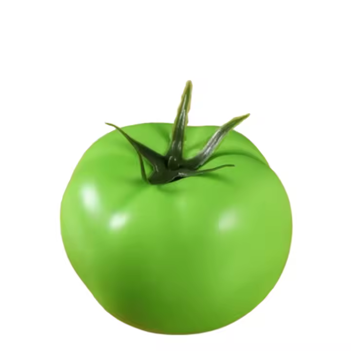 Mini adorno de tomate Artificial, modelo de tomate de simulación de plástico realista, artesanías, accesorios de verduras falsas, decoración del hogar, 5 uds. - 1