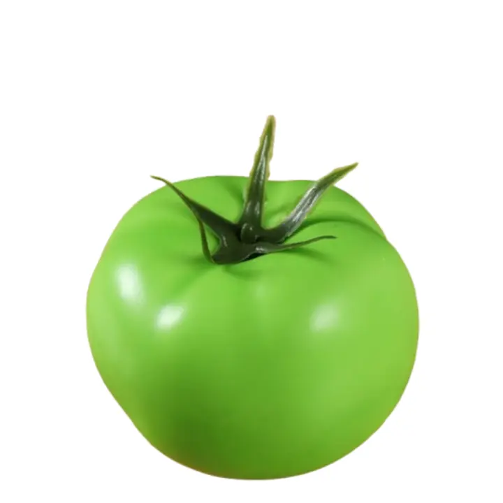Mini adorno de tomate Artificial, modelo de tomate de simulación de plástico realista, artesanías, accesorios de verduras falsas, decoración del hogar, 5 uds. - 1