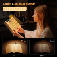 Luz LED De Lectura Recargable por USB, Lámpara Flexible De 360 ° Con 3 Modos De Iluminación, Protección Ocular - details 5